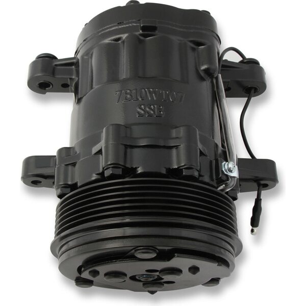 Holley - 199-104 - AC Compressor Sanden SD7 R-134A Black