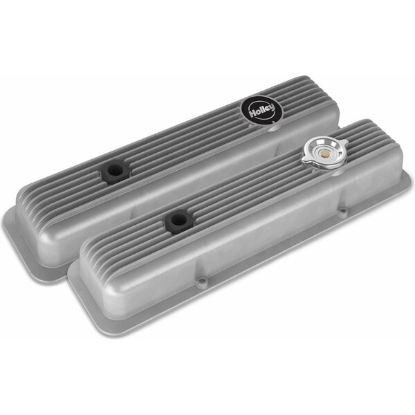 Holley - 241-134 - SBC Muscle Series Valve Covers  (pair)