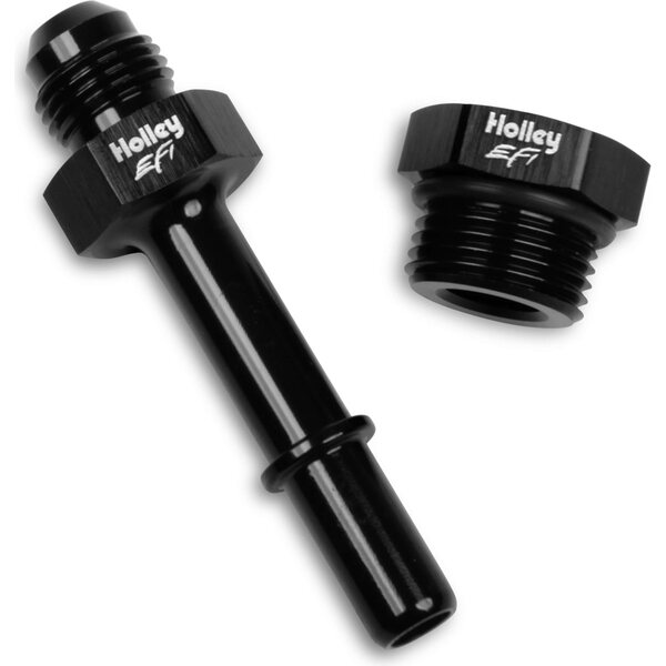 Holley - 534-211 - Fuel Rail Adapter Kit Quick Connect GM Rail