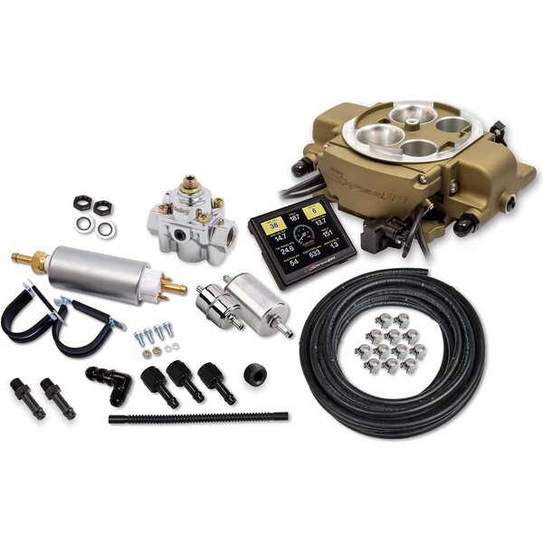 Holley - 550-869K - Sniper EFI Quadrajet Master Kit - Gold