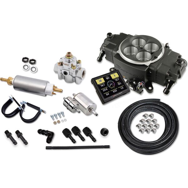 Holley - 550-871K - Sniper EFI Stealth 4150 Black Finish Master Kit