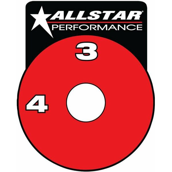 Allstar Performance - 48011 - RF Brake Shut-Off Valve Decal