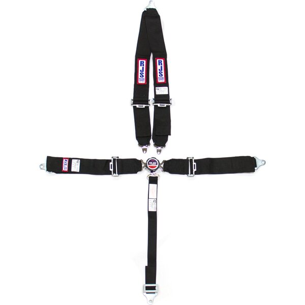 RJS Safety - 1029301 - 5 PT Harness System Q/R BK Roll Bar 2inSub