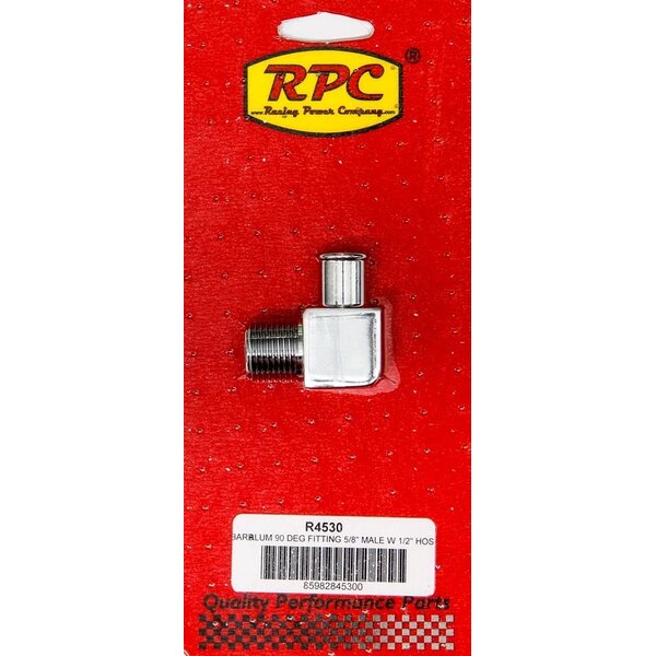 RPC - R4530 - 90 Degree Alum Fitting 5/8 x 1/2 Chrome