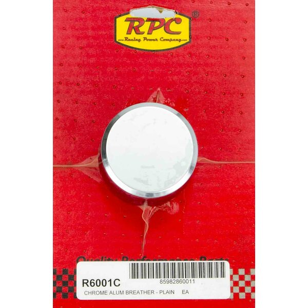 RPC - R6001C - Alum Plain Push In Breather Chrome