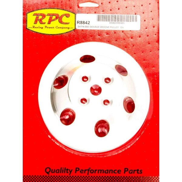 RPC - R8842 - BBC 2 Groove Satin Alum Short W/P Pulley