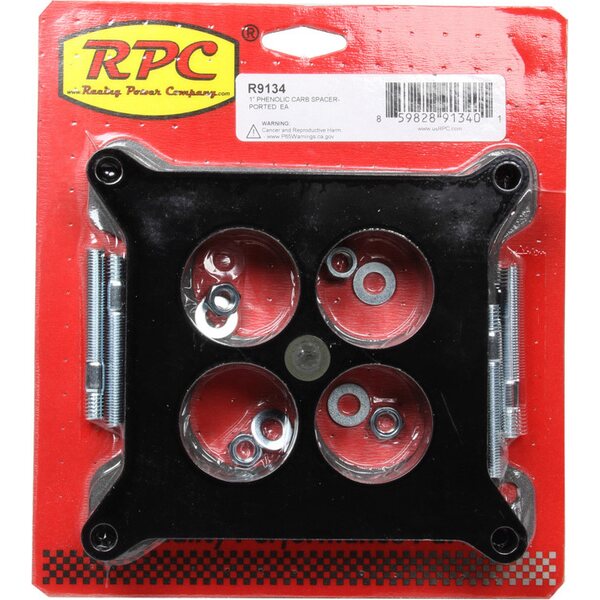 RPC - R9134 - 1In Phenolic Carb Spacer- Ported