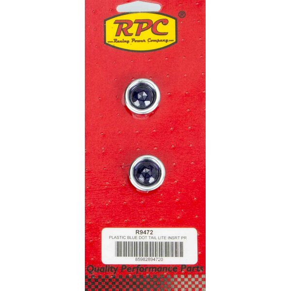RPC - R9472 - Blue Dot Taillight Insert Each