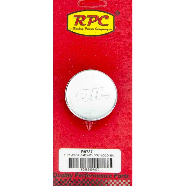 RPC - R9787 - Oil Filler Cap Chrome W/ Oil Logo