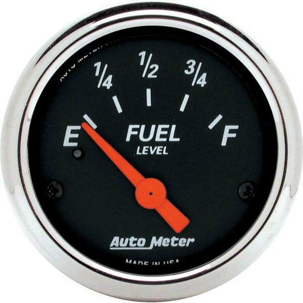 AutoMeter - 1424 - 2-1/16 D/B Fuel Level Gauge - 240-33 Ohms