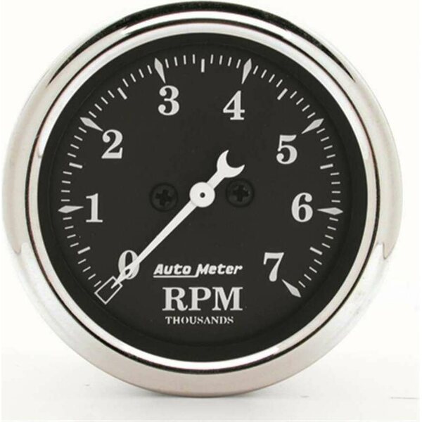 AutoMeter - 1797 - Gauge Tachometer 2 1/16i n 7k RPM In-Dash Black B