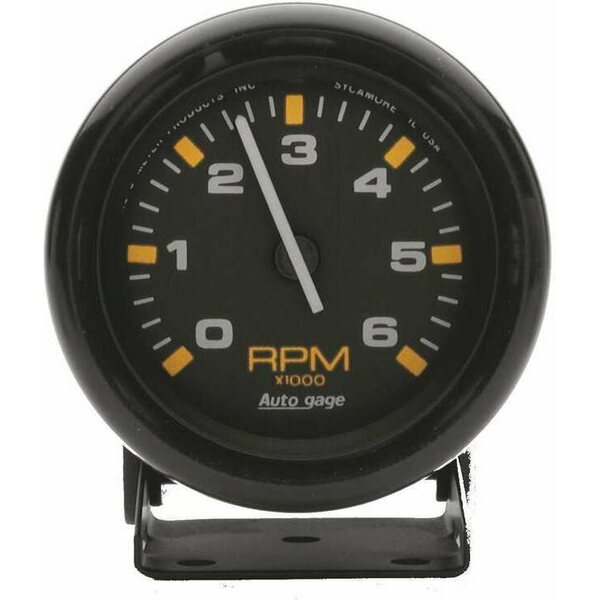AutoMeter - 2306 - Black Mini-Tach 6 000 Rp