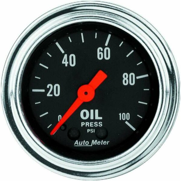 AutoMeter - 2421 - 0-100 Oil Pressure Gauge
