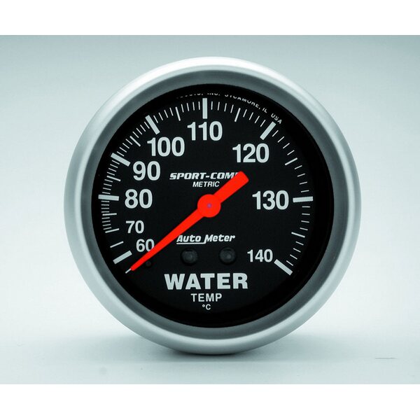 AutoMeter - 3431-M - 2-5/8in S/C Water Temp. Gauge - Metric