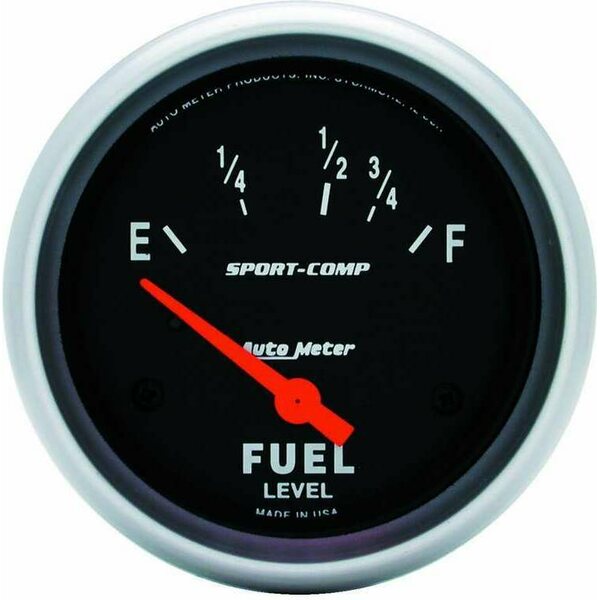AutoMeter - 3518 - 2-5/8in Sport Comp. Fuel Level Gauge