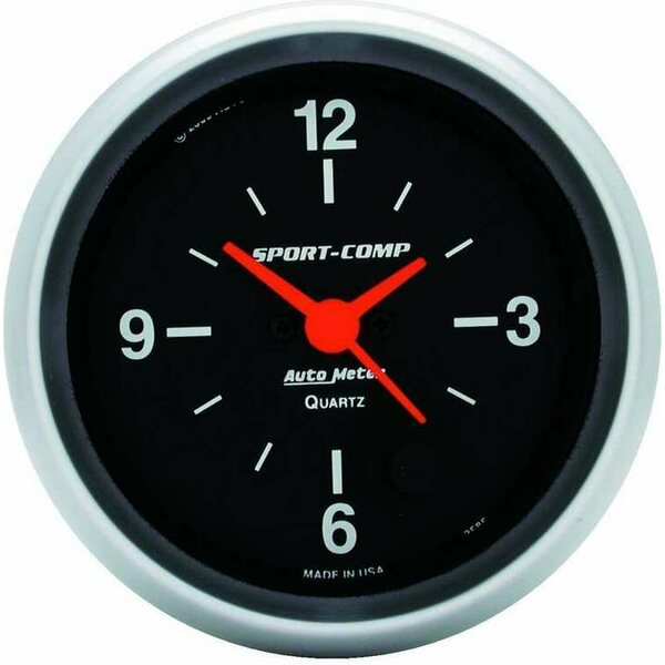 AutoMeter - 3585 - 2-5/8in S/C 12-Volt Clock