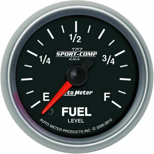 AutoMeter - 3610 - 2-1/16in S/C II Fuel Level Gauge