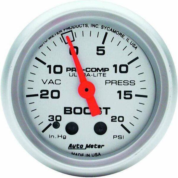 AutoMeter - 4301 - Mini Ultra-lite Boost
