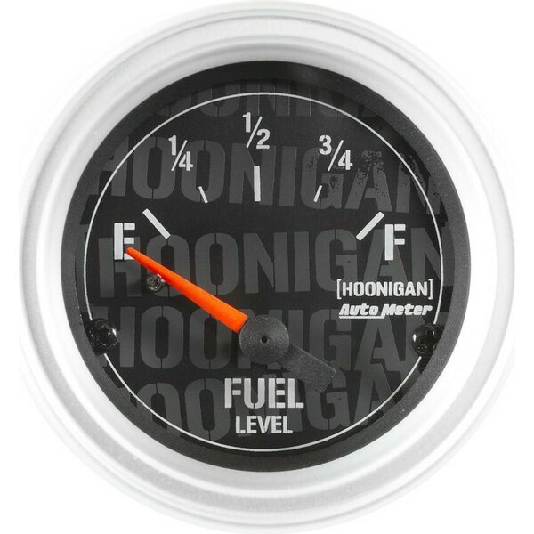 AutoMeter - 4316-09000 - 2-1/16in Fuel Level Gauge Hoonigan Series