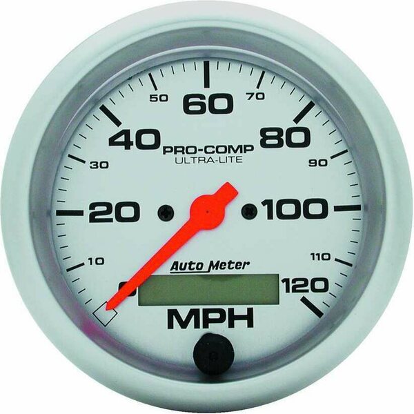 AutoMeter - 4487 - 3-3/8in Ultra-Lite Elec. 120MPH Speedometer