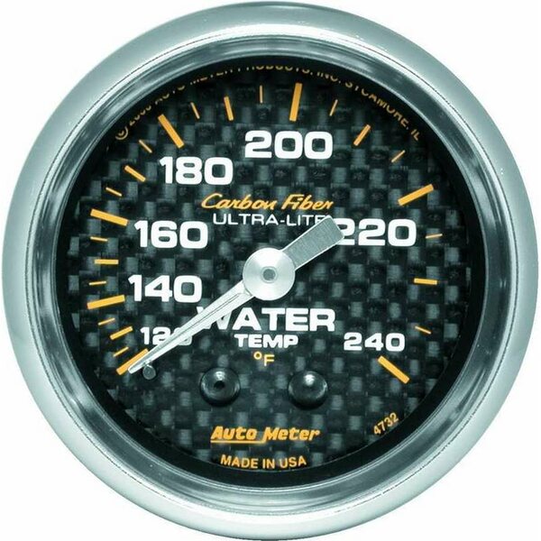 AutoMeter - 4732 - 2-1/16in C/F Water Temp. Gauge 120-240