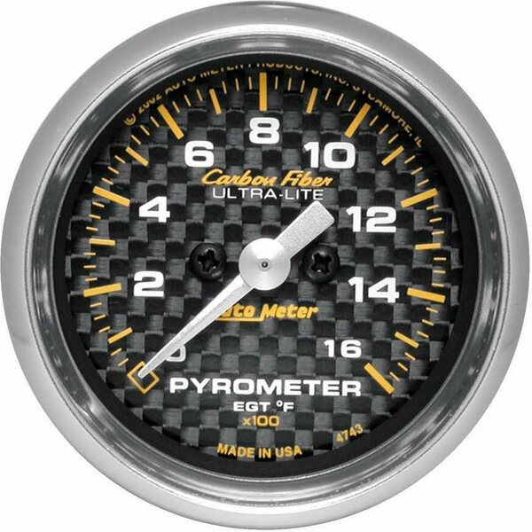 AutoMeter - 4744 - 2-1/16in C/F 1600 Degree Pyrometer