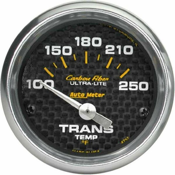 AutoMeter - 4757 - 2-1/16in C/F Trans. Temp. Gauge 100-250