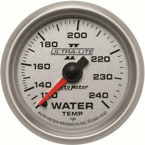 AutoMeter - 4932 - 2-1/16in U/L II Water Temp. Gauge 120-240