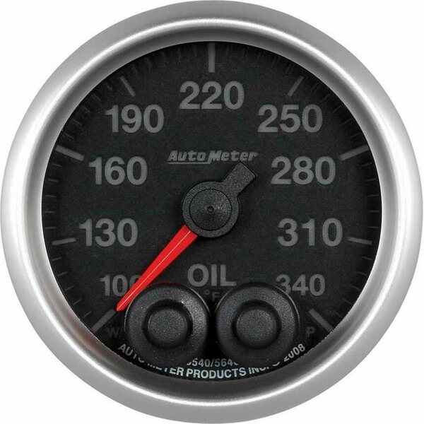 AutoMeter - 5640 - 2-1/16 E/S Oil Temp Gauge - 100-340