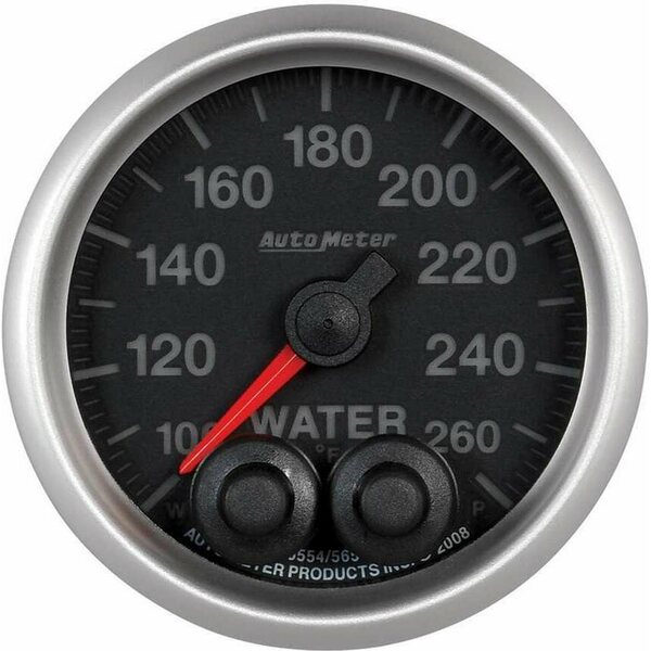 AutoMeter - 5654 - 2-1/16 E/S Water Temp. Gauge - 100-260