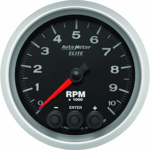 AutoMeter - 5697 - 3-3/8 E/S In-Dash Tach - 10K RPM