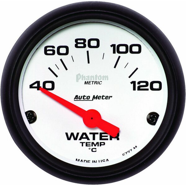 AutoMeter - 5737-M - 2-1/16 Phantom Water Tmp Gauge - Elec.