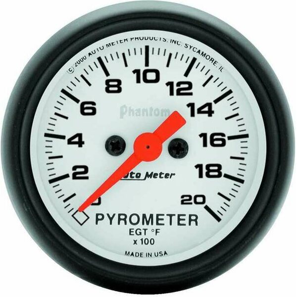 AutoMeter - 5745 - 2-1/16in Phantom 2000 Degree Pyrometer