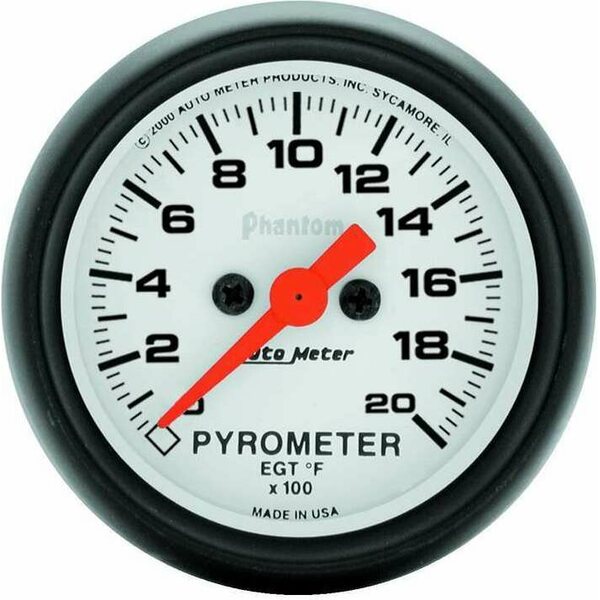 AutoMeter - 5745 - 2-1/16in Phantom 2000 Degree Pyrometer