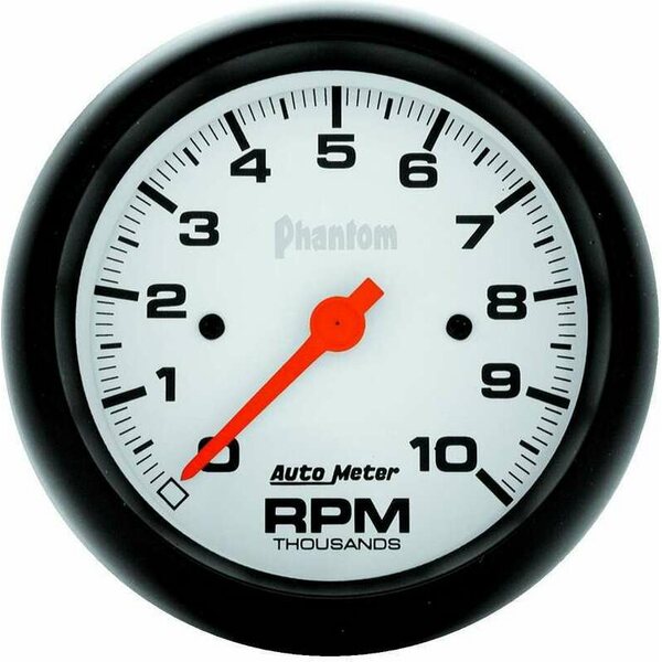 AutoMeter - 5897 - 3-3/8in Phantom In-Dash Tach 10000 RPM