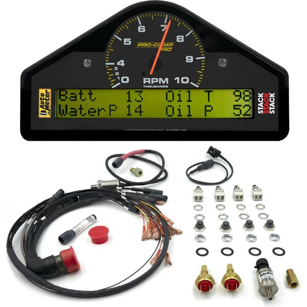 AutoMeter - 6014 - Pro-Comp Race Dash 0-4-10K RPM 7.5x4.0x1.5