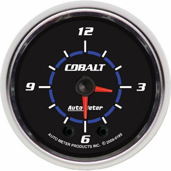 AutoMeter - 6185 - 2-1/16 Cobalt Hi-Def Clock