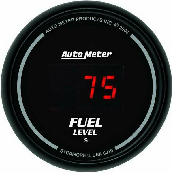 AutoMeter - 6310 - 2-1/16in DG/B Fuel Level Gauge
