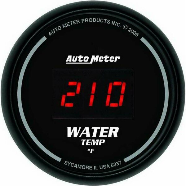 AutoMeter - 6337 - 2-1/16 DG/B Water Temp Gauge