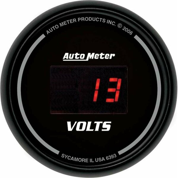 AutoMeter - 6393 - 2-1/16in DG/B Voltmeter Gauge