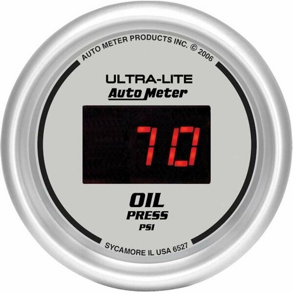 AutoMeter - 6527 - 2-1/16in DG/S Oil Press. Gauge