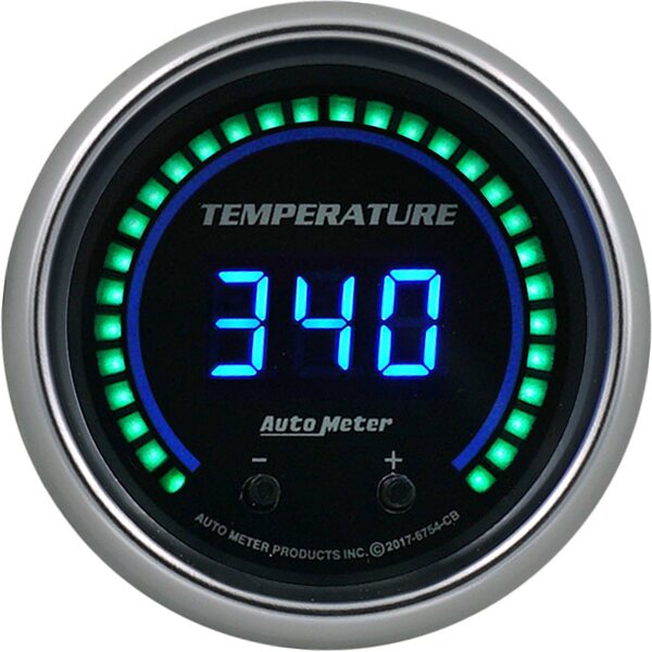 AutoMeter - 6754-CB - 2-1/16 Fluid Temp Gauge Elite Digital CB Series