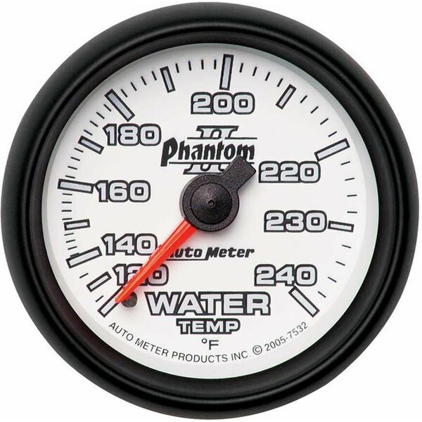 AutoMeter - 7532 - 2-1/16in P/S II Water Temp. Gauge 120-240