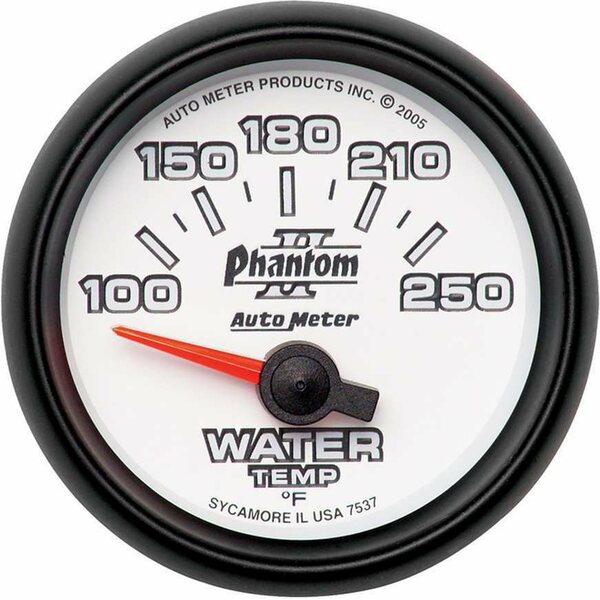 AutoMeter - 7537 - 2-1/16in P/S II Water Temp. Gauge 100-250