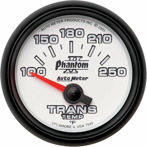 AutoMeter - 7549 - 2-1/16in P/S II Trans. Temp. Gauge 100-250