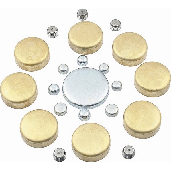 Mr. Gasket - 6481 - SB Chvy Brass Freeze Plu