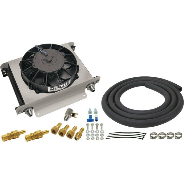 Derale - 15960 - Hyper-Cool Trans Cooler  Kit -8an