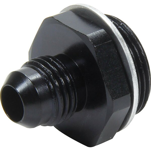 Allstar Performance - 50896 - Carb Fitting w/washer 7/8-20 to -6 Male Black