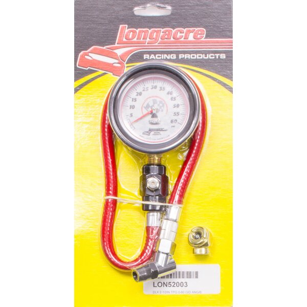 Longacre - 52-52003 - Tire Gauge 0-60PSI 2.5in GID Deluxe