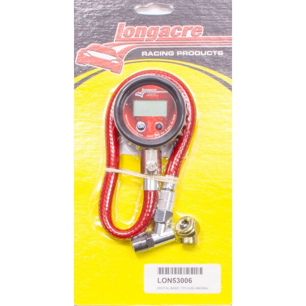 Longacre - 52-53006 - Tire Gauge Digital 0-60 PSI Basic